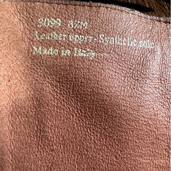 Mark Nason 67179 Ankle Zip Distressed Leather Metal Cross Brown Boots Mens Sz 11 - Picture 10 of 10